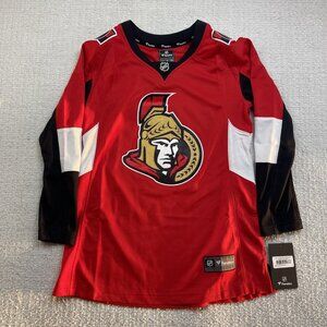 NWT Ottawa Senators Women Sz S Official Red Fanatics Home Breakaway Jersey